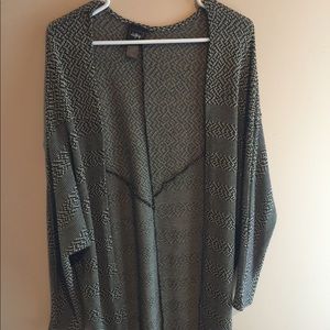 Buckle long sweater